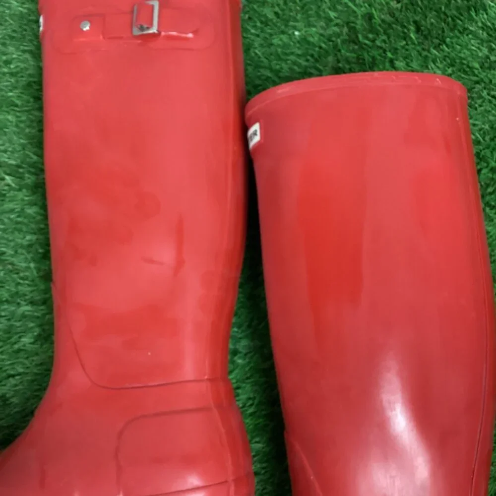 Red Hunter Boots 8 - Picture 9 of 15